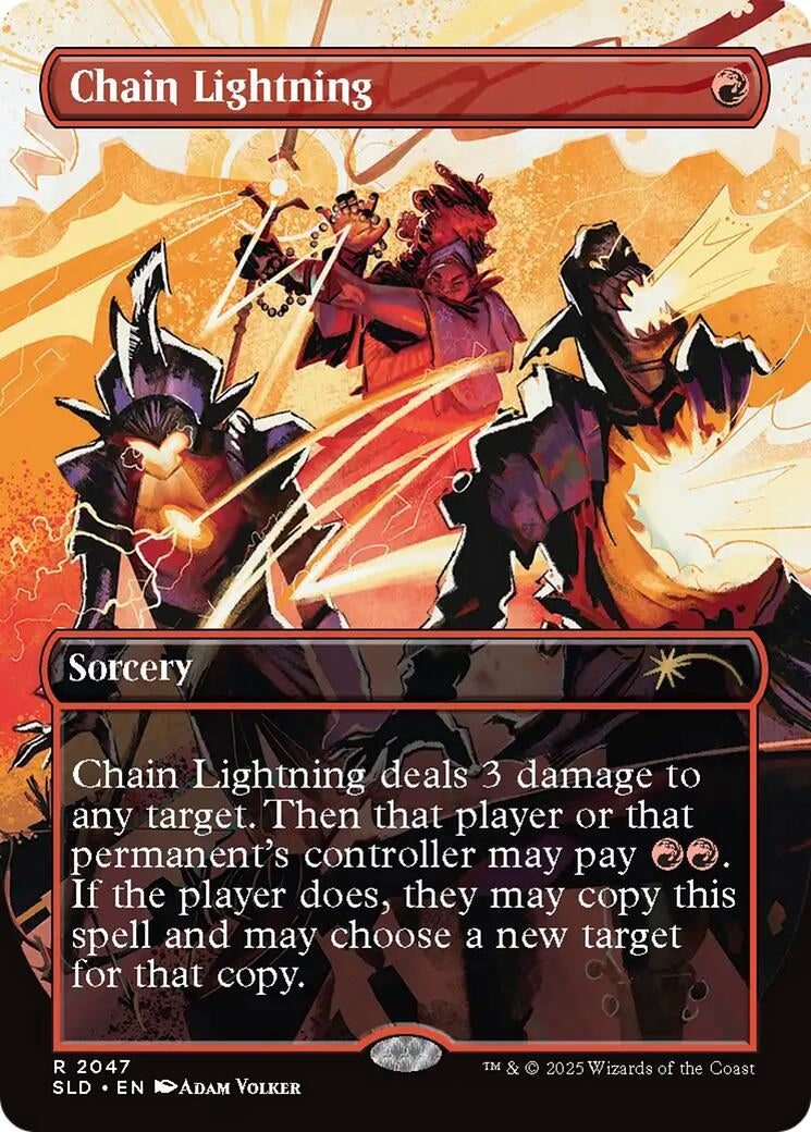 Image for Chain Lightning (2047) (2047) (SLD) - Magic: The Gathering