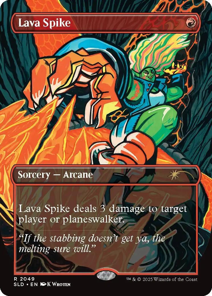 Image for Lava Spike (2049) (2049) (SLD) - Magic: The Gathering