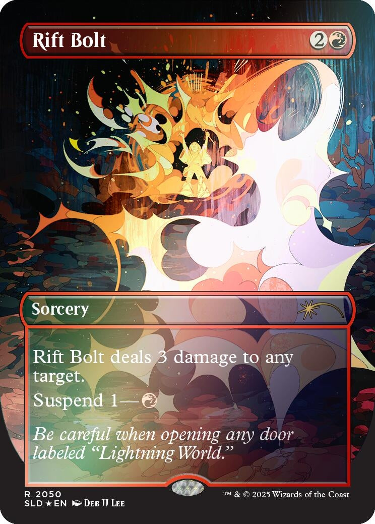 Image for Rift Bolt (2050) (Rainbow Foil) (2050) (SLD) - Magic: The Gathering