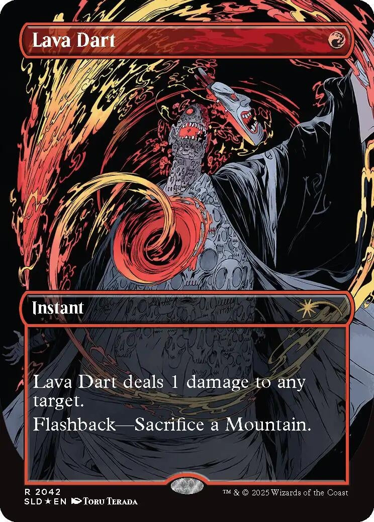 Image for Lava Dart (Raised Foil) (2042) (SLD) - Magic: The Gathering