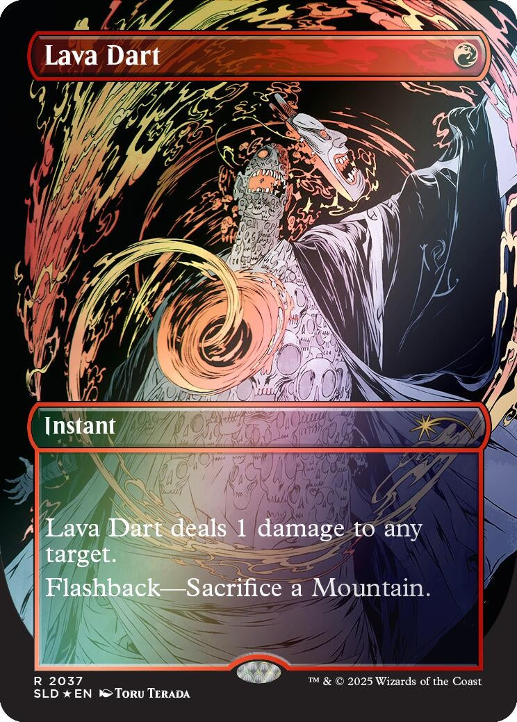 Image for Lava Dart (Rainbow Foil) (2037) (SLD) - Magic: The Gathering