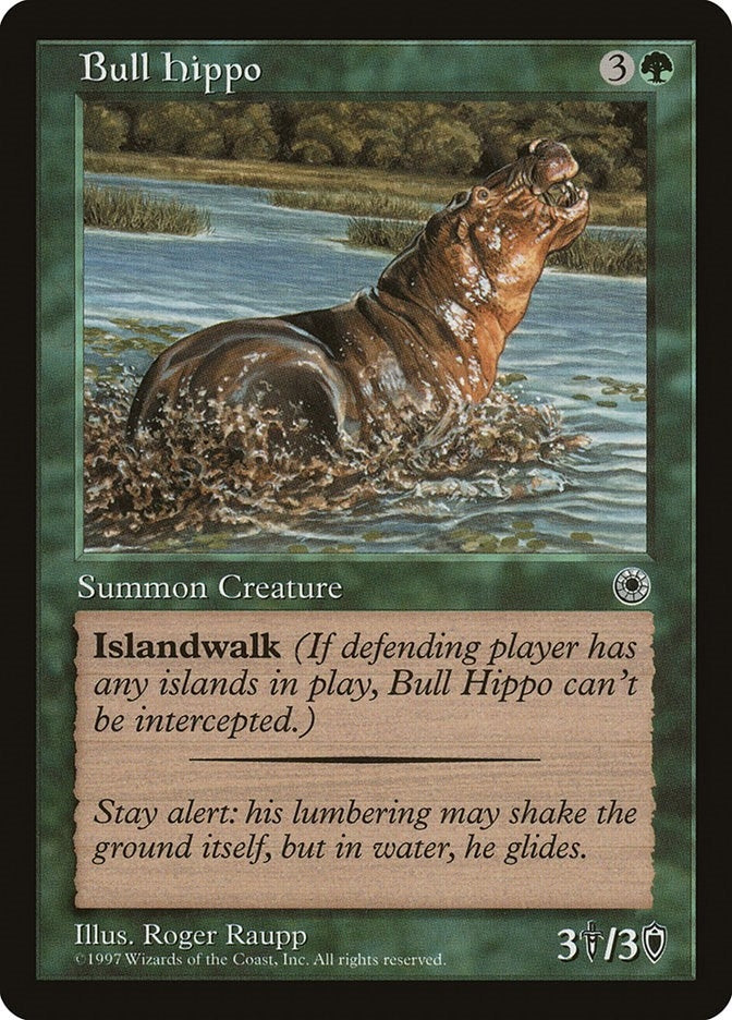 Image for Bull Hippo (Flavor Text) (POR) - Magic: The Gathering