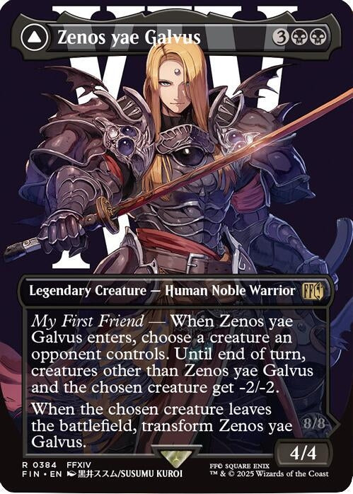 Image for Zenos yae Galvus (Borderless) (384) (FIN) - Magic: The Gathering