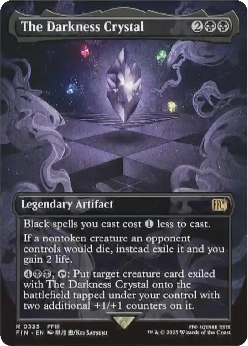 Image for The Darkness Crystal (Borderless) (335) (FIN) - Magic: The Gathering