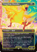 Image for Traveling Chocobo (Borderless) (Neon Ink Yellow) (551a) (FIN) - Magic: The Gathering