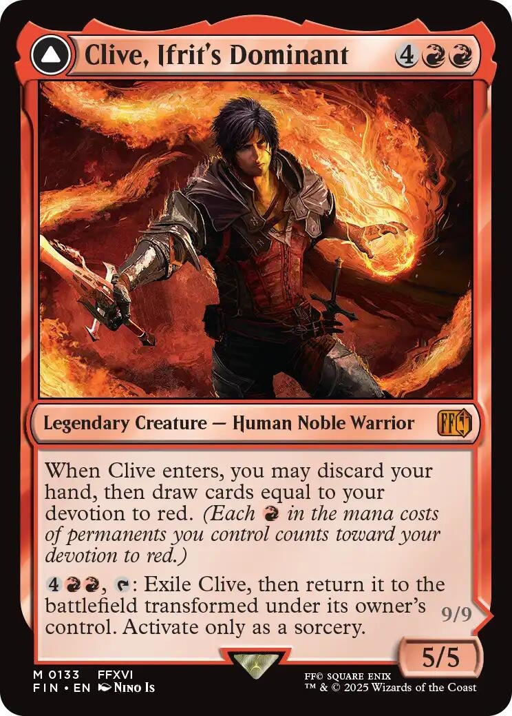 Image for Clive, Ifrit's Dominant (133) (FIN) - Magic: The Gathering