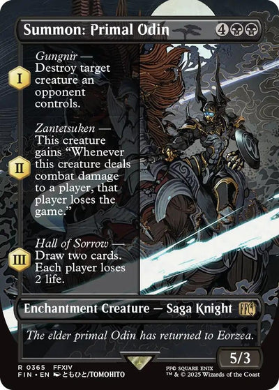 Summon: Primal Odin (Borderless) (365) (FIN)