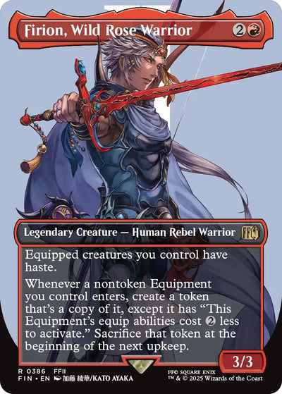 Firion, Wild Rose Warrior (Borderless) (386) (FIN)