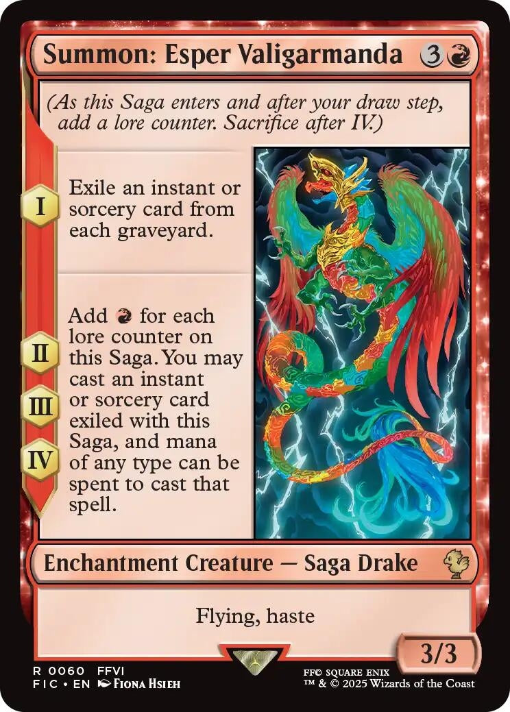Image for Summon: Esper Valigarmanda (60) (FIC) - Magic: The Gathering