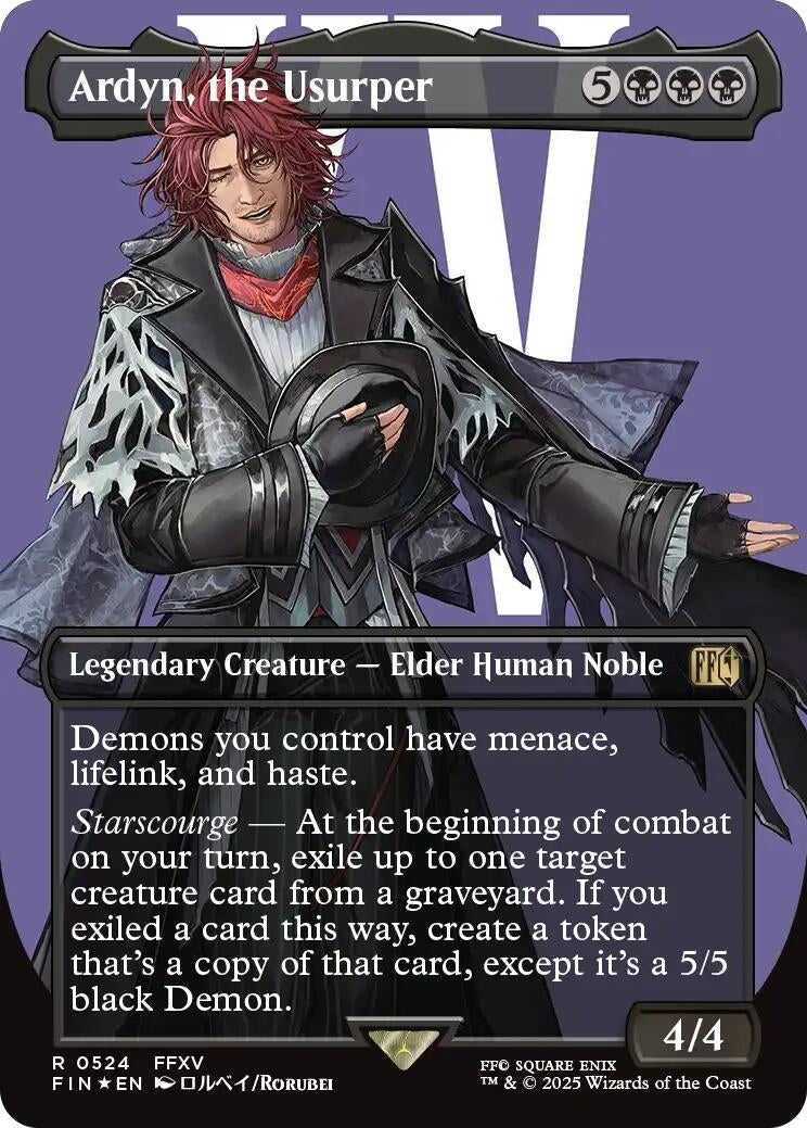 Image for Ardyn, the Usurper (0524) (Borderless) (Surge Foil) (524) (FIN) - Magic: The Gathering