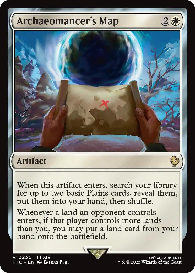 Image for Archaeomancer's Map (230) (FIC) - Magic: The Gathering