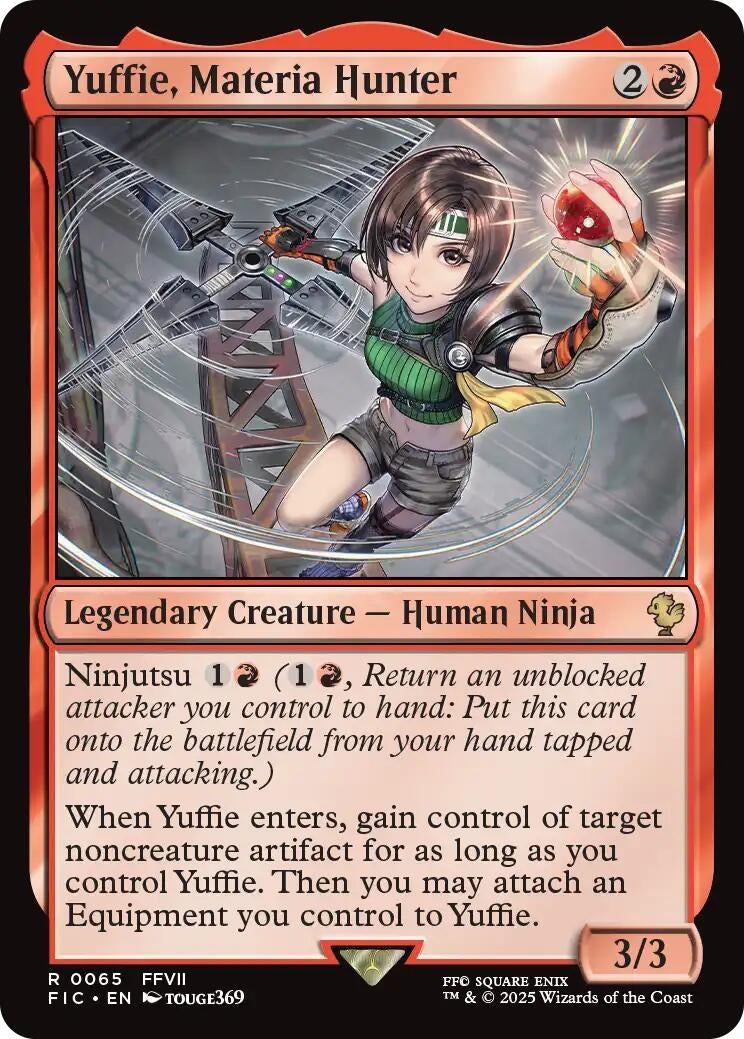 Image for Yuffie, Materia Hunter (65) (FIC) - Magic: The Gathering