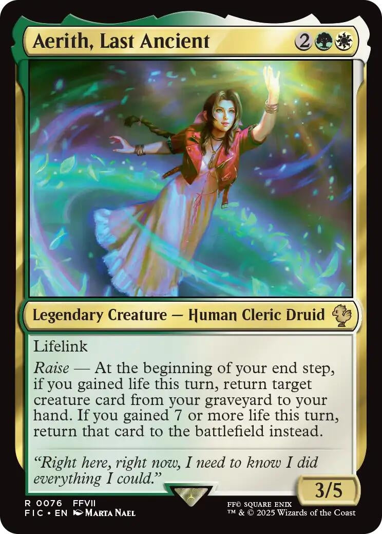 Image for Aerith, Last Ancient (76) (FIC) - Magic: The Gathering