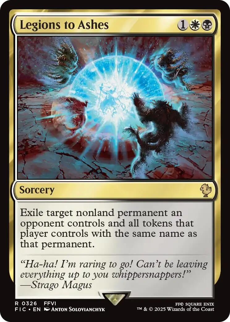 Image for Legions to Ashes (326) (FIC) - Magic: The Gathering