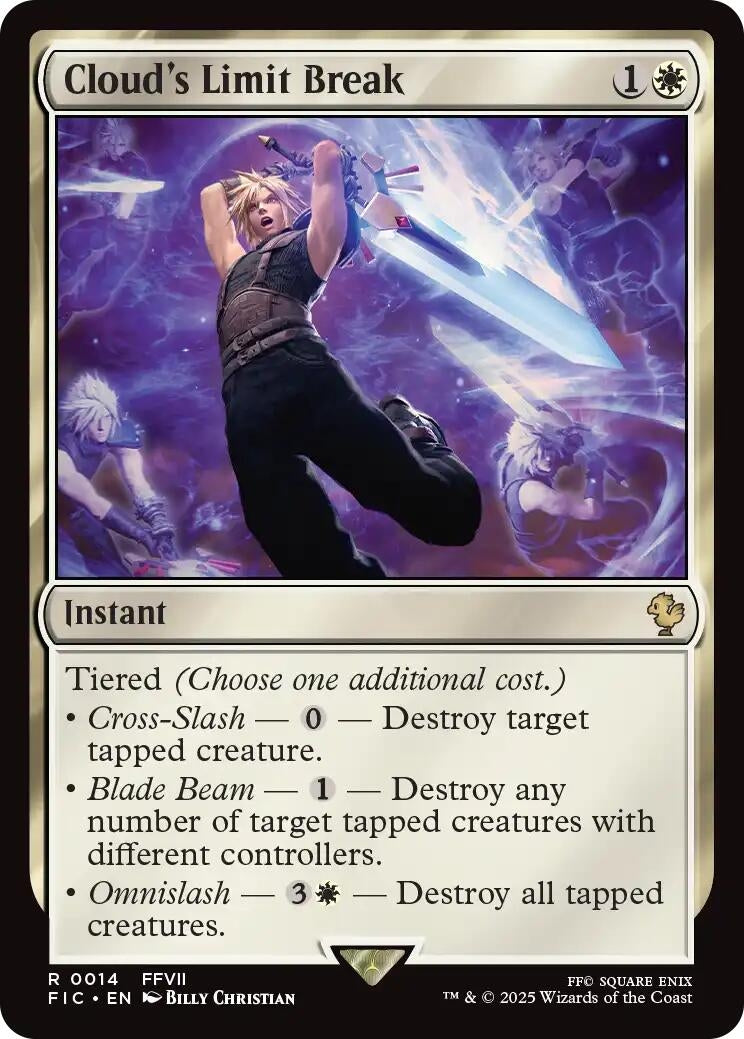 Image for Cloud's Limit Break (14) (FIC) - Magic: The Gathering