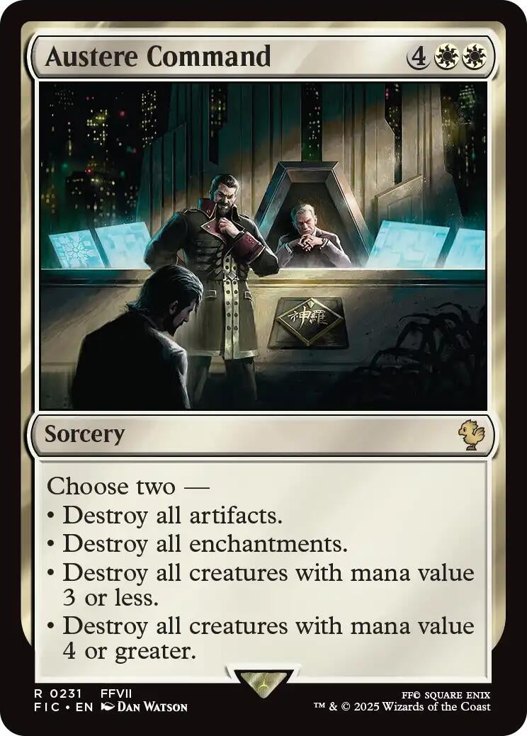 Image for Austere Command (231) (FIC) - Magic: The Gathering