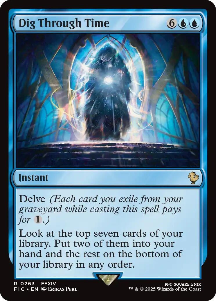 Image for Dig Through Time (263) (FIC) - Magic: The Gathering