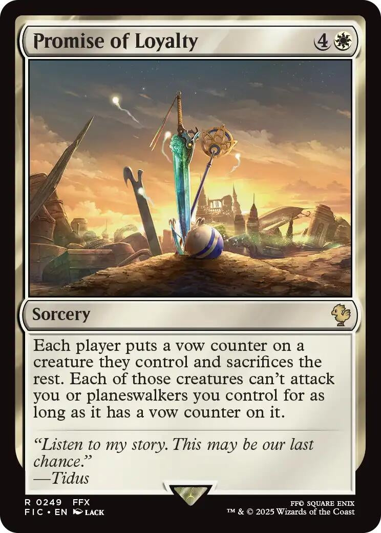 Image for Promise of Loyalty (249) (FIC) - Magic: The Gathering