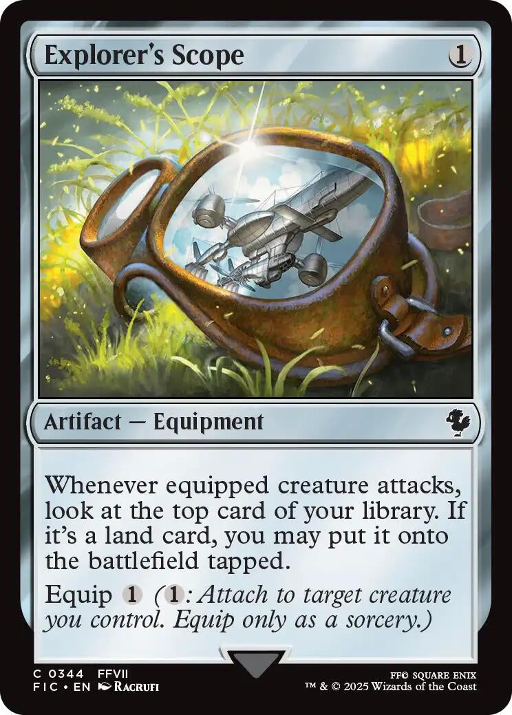 Image for Explorer's Scope (344) (FIC) - Magic: The Gathering