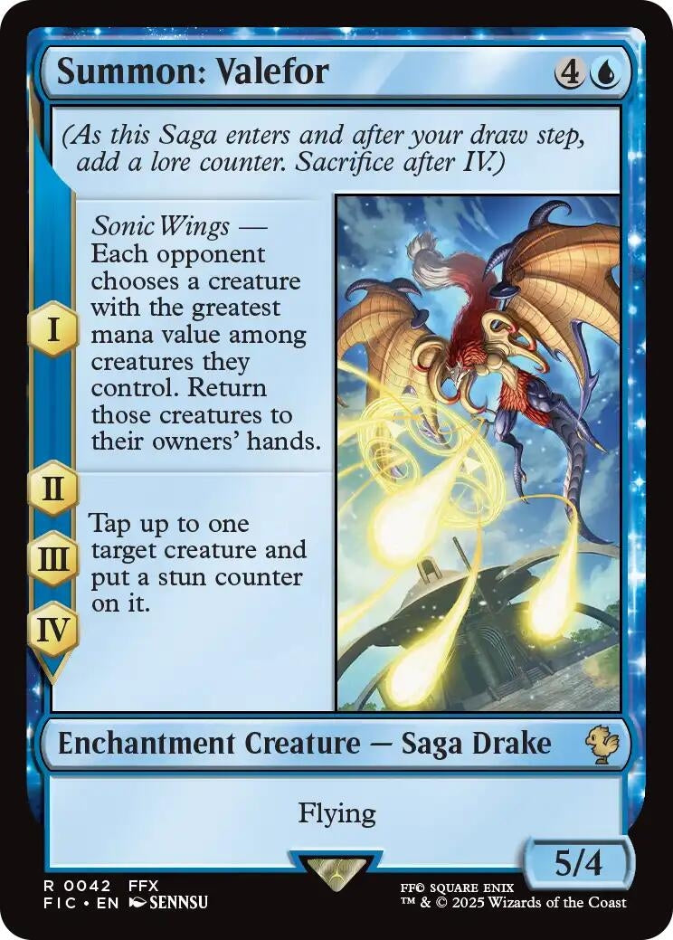 Image for Summon: Valefor (42) (FIC) - Magic: The Gathering