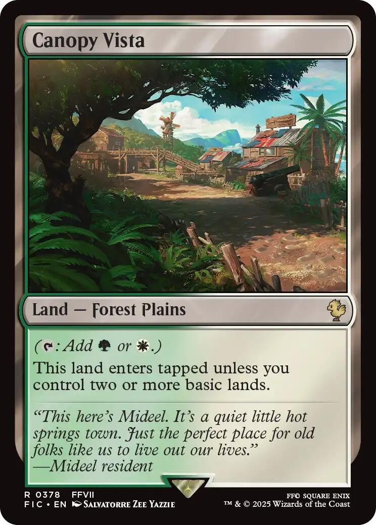 Image for Canopy Vista (378) (FIC) - Magic: The Gathering