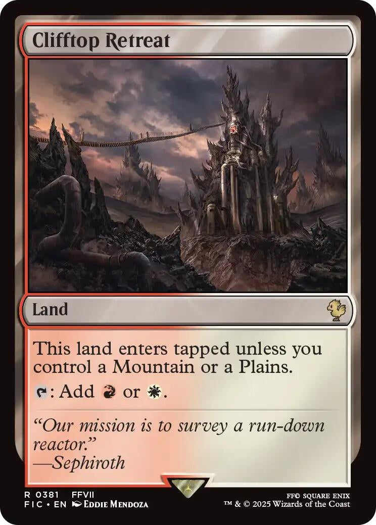 Image for Clifftop Retreat (381) (FIC) - Magic: The Gathering