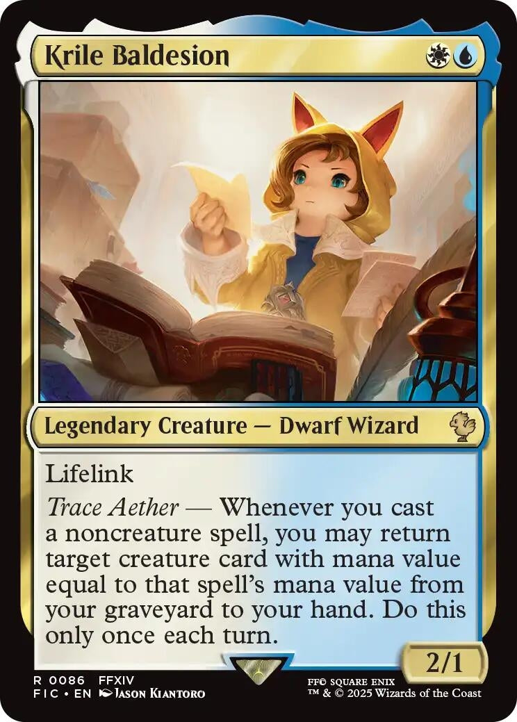 Image for Krile Baldesion (86) (FIC) - Magic: The Gathering
