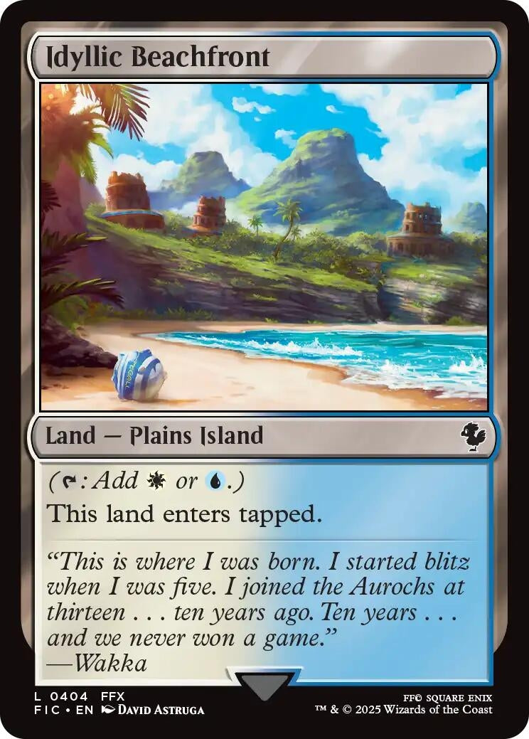Image for Idyllic Beachfront (404) (FIC) - Magic: The Gathering