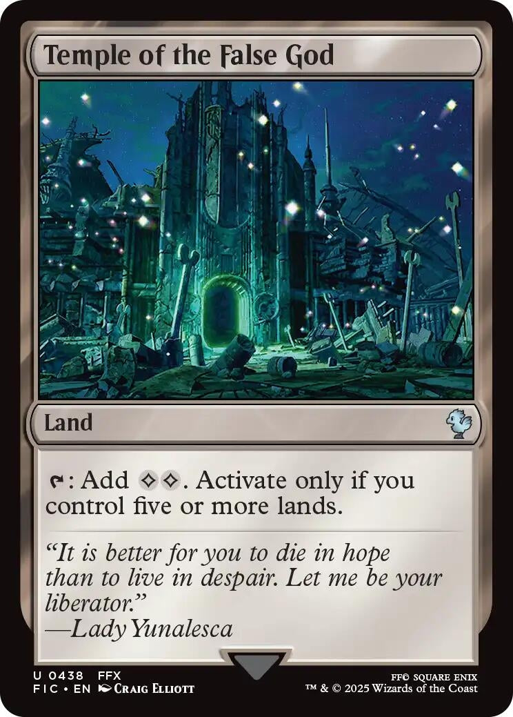 Image for Temple of the False God (438) (FIC) - Magic: The Gathering