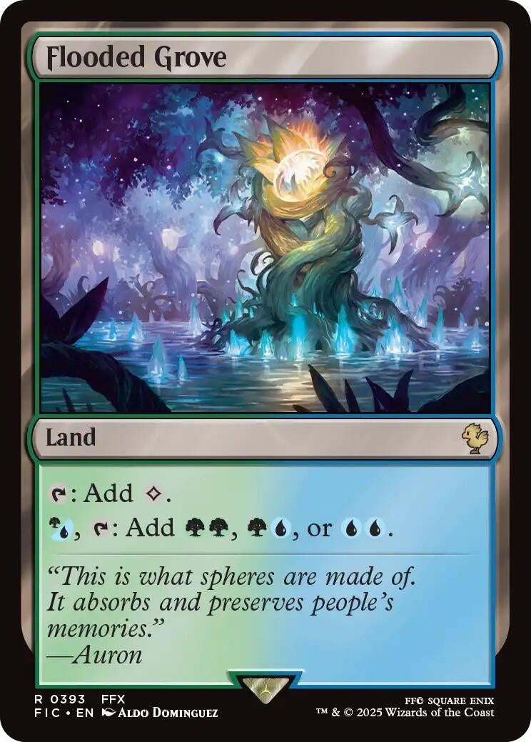 Image for Flooded Grove (393) (FIC) - Magic: The Gathering