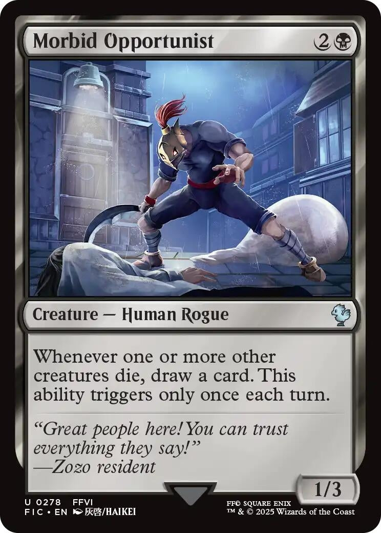 Image for Morbid Opportunist (278) (FIC) - Magic: The Gathering
