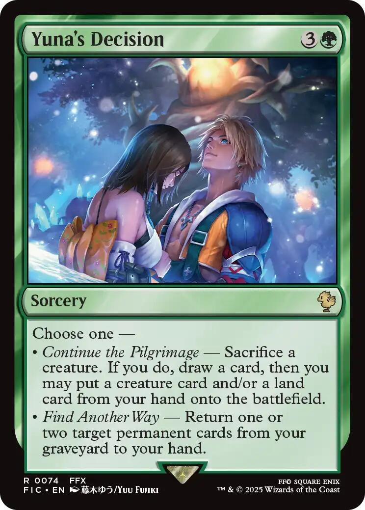 Image for Yuna's Decision (74) (FIC) - Magic: The Gathering