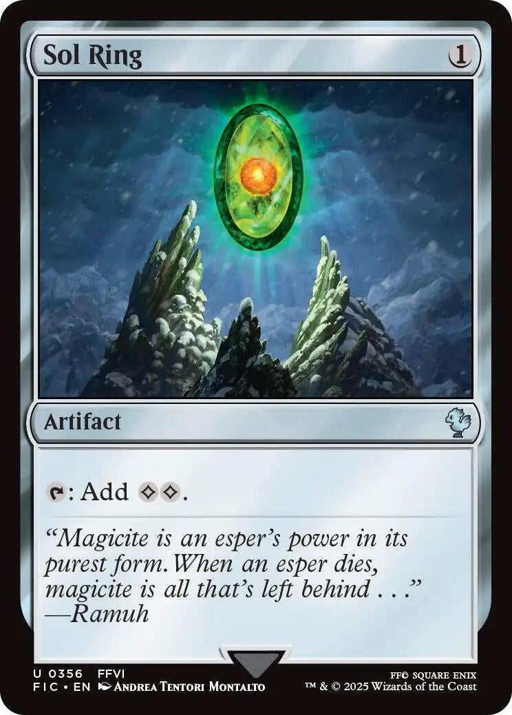 Image for Sol Ring (0356) (356) (FIC) - Magic: The Gathering