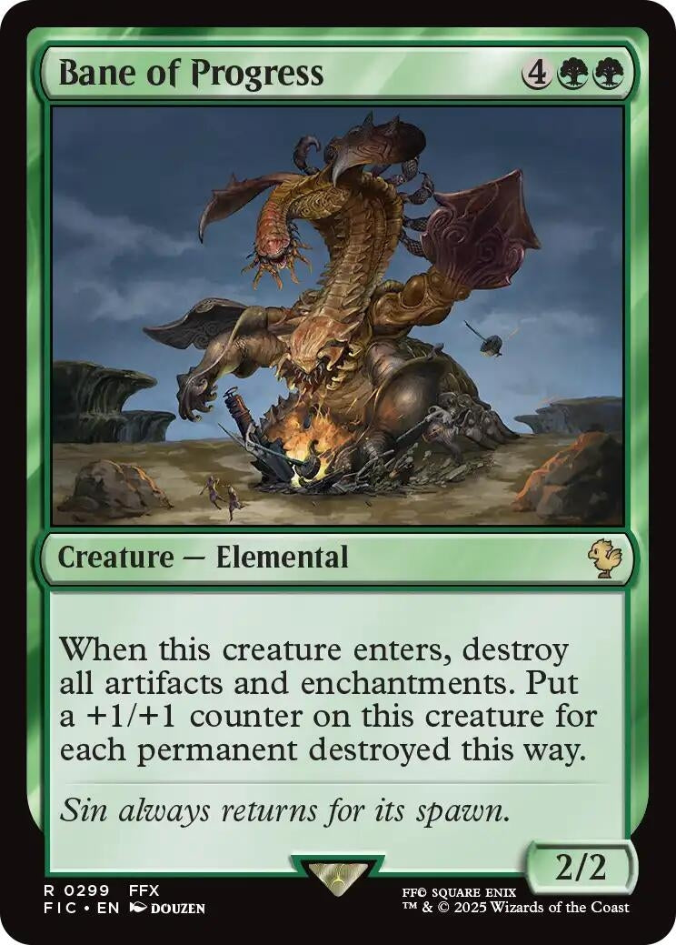 Image for Bane of Progress (299) (FIC) - Magic: The Gathering