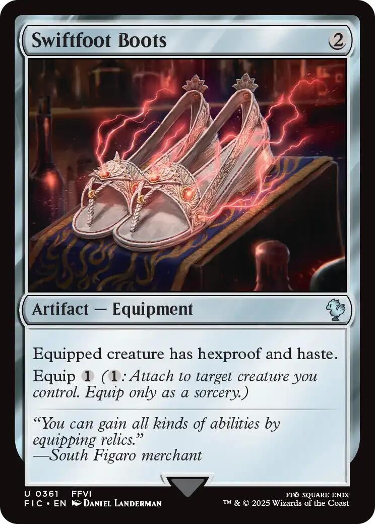 Image for Swiftfoot Boots (361) (FIC) - Magic: The Gathering