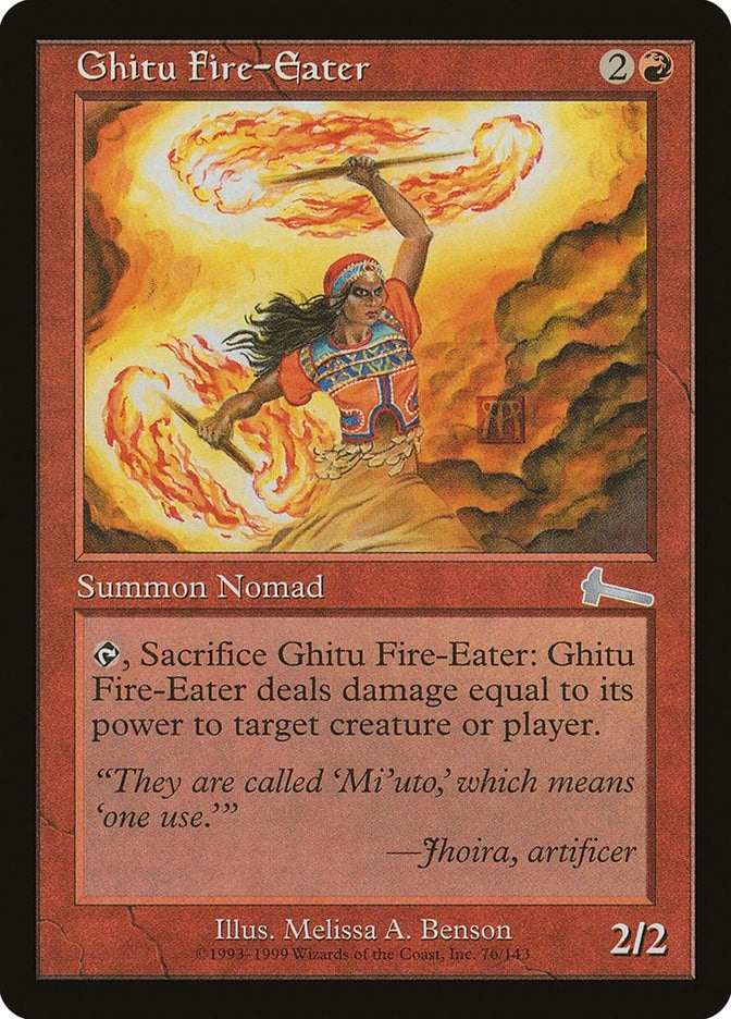 Image for Ghitu Fire-Eater (76) (ULG) - Magic: The Gathering