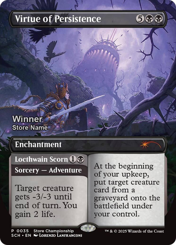 Image for Virtue of Persistence (Winner) (35) (GAME) - Magic: The Gathering