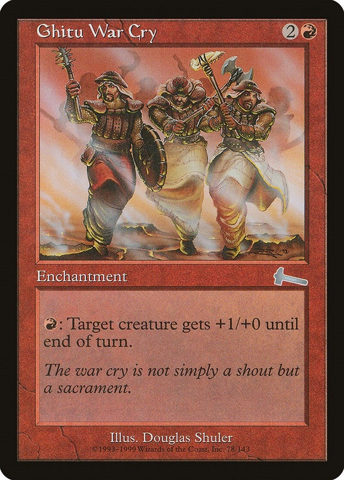 Image for Ghitu War Cry (78) (ULG) - Magic: The Gathering