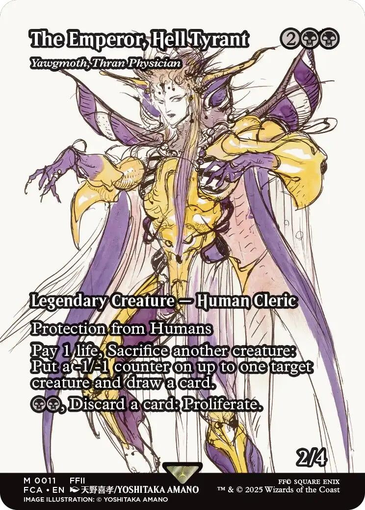 Image for The Emperor, Hell Tyrant - Yawgmoth, Thran Physician (Showcase) (11) (FCA) - Magic: The Gathering