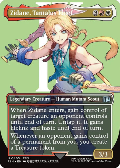Zidane, Tantalus Thief (Borderless) (405) (FIN)