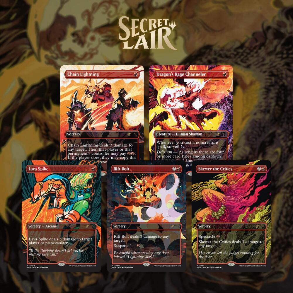Secret Lair EVERYTHING IS ON FIRE