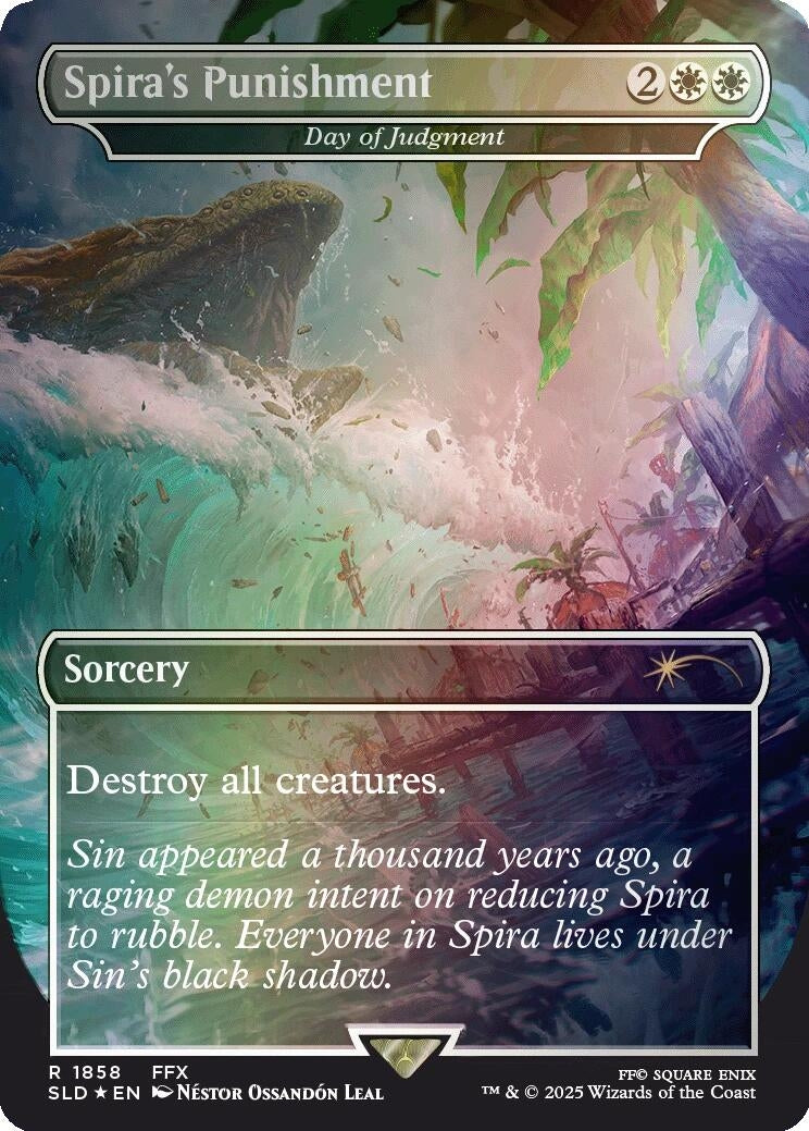 Image for Spira's Punishment - Day of Judgment (Rainbow Foil) (1858) (SLD) - Magic: The Gathering