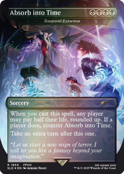 Absorb into Time - Temporal Extortion (Rainbow Foil) (1859) (SLD)