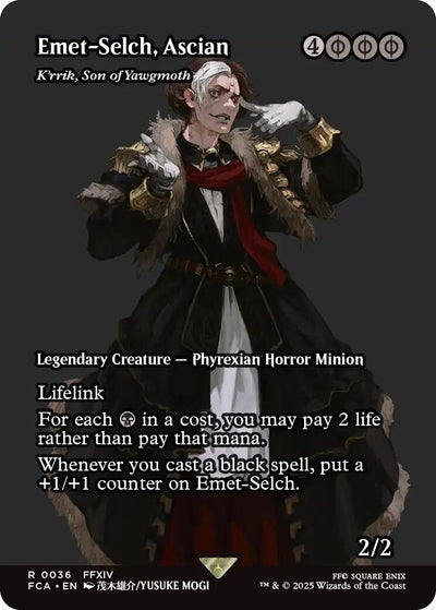 Emet-Selch, Ascian - K'rrik, Son of Yawgmoth (Showcase) (36) (FCA)