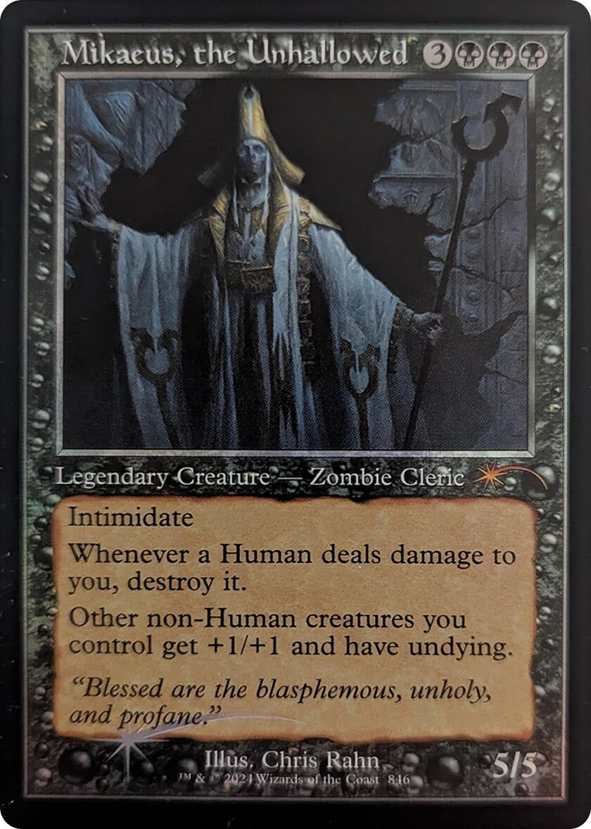 Image for Mikaeus, the Unhallowed (Retro Frame) (846) (SLD) - Magic: The Gathering