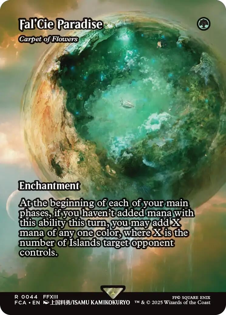 Image for Fal'Cie Paradise - Carpet of Flowers (Showcase) (44) (FCA) - Magic: The Gathering