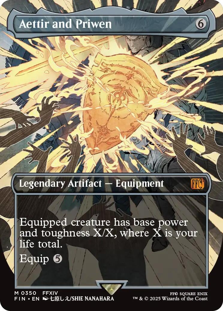 Image for Aettir and Priwen (Borderless) (350) (FIN) - Magic: The Gathering