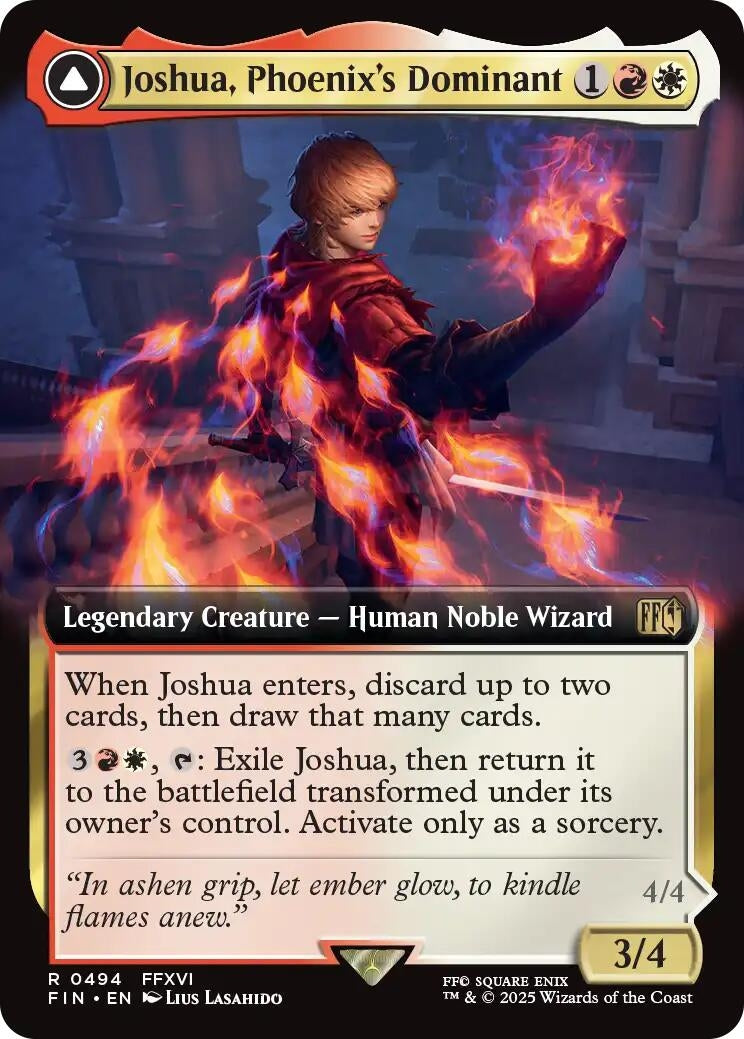 Image for Joshua, Phoenix's Dominant (Extended Art) (494) (FIN) - Magic: The Gathering