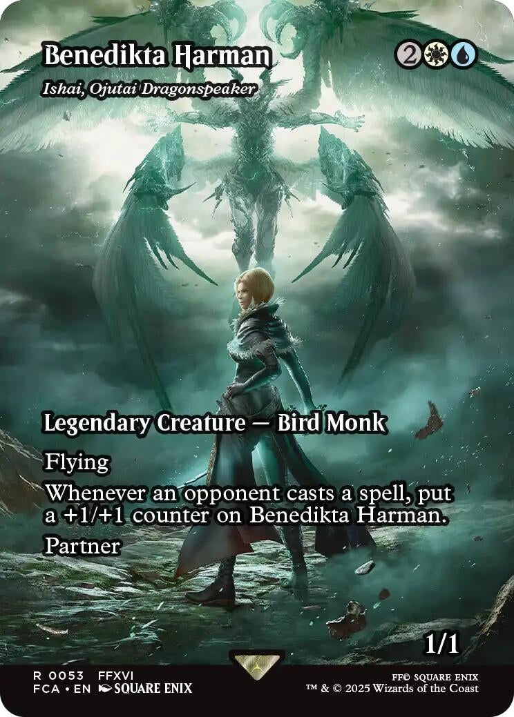Image for Benedikta Harman - Ishai, Ojutai Dragonspeaker (Showcase) (53) (FCA) - Magic: The Gathering