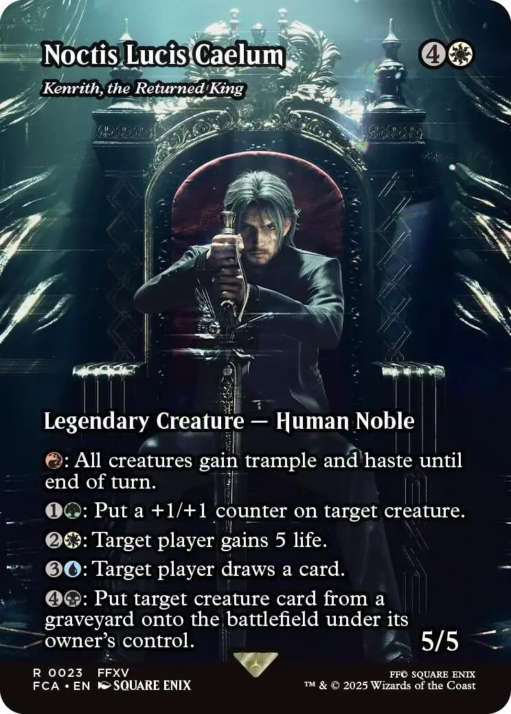 Image for Noctis Lucis Caelum - Kenrith, the Returned King (Showcase) (23) (FCA) - Magic: The Gathering